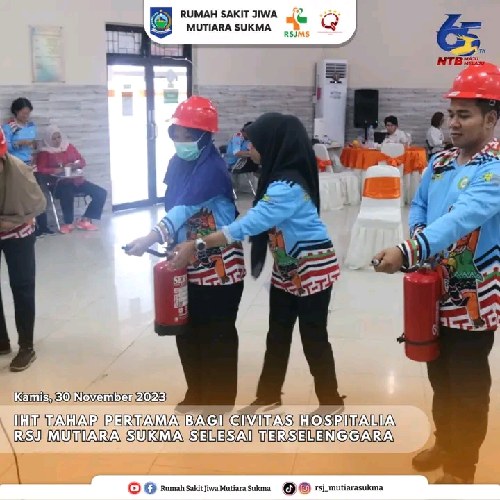 IHT PERTAMA BAGI CIVITAS HOSPITALIA RSJ MUTIARA SUKMA SELESAI TERSELENGGARA